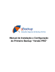 Manual de Instalação e Configuração do Primeiro