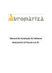 Manual de Instala&ccedil;&atilde;o de Software NetControl V3 Pacote 4.3.47