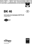BK 46 Instru&ccedil;&otilde;es de Instala&ccedil;&atilde;o 810770-00