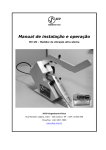 Manual de Instalação e Operação MV-US