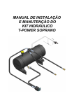 MANUAL DE INSTALA&Ccedil;&Atilde;O E MANUTEN&Ccedil;&Atilde;O DO KIT