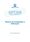 Faça o do Manual de Instalação e Utilização do GPCON