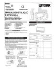 MANUAL DE INSTALAÇÃO E OPERAÇÃO