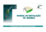 MANUAL DE INSTALAÇÃO DE BOMBAS