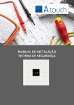 MANUAL DE INSTALA&Ccedil;&Atilde;O SISTEMA DE SEGURAN&Ccedil;A - A