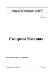 Manual Importação da Conquest