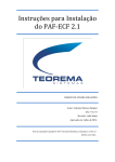 Manual PAF-ECF - Teorema Sistemas