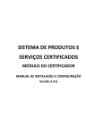 Manual de Instalação e Configuração