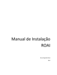 Manual_de_Instalacao_ROAI.: Manual de instalação