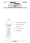 Atuadores Lineares Elétricos EL5600 1. Informações