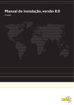 Manual de instalação, versão 8.0