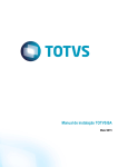 Manual de instalação TOTVS BA