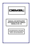 manual de instruções do exaustor de fumaça modelo dk-153