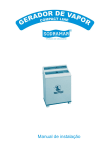 Manual de Instala&ccedil;&atilde;o Sauna Vapor Sodramar