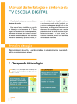 Manual de Instalação e Sintonia da TV Escola Digital