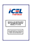 manual de instruções do tacômetro digital modelo tc