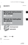 Manual de instrucciones de la cámara Manual de instruções