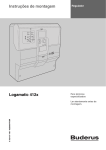 Instruções de montagem Logamatic 412x