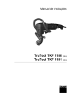 Manual de instruções TruTool TKF 1100 (1A1) TruTool TKF 1101