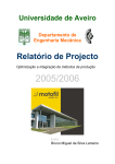 Relatório de Projecto 2005-2006 - LAR - UA