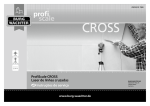 ProfiScale CROSS Laser de linhas cruzadas pt - Burg