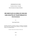 implementação da norma iso 22000:2005 numa industria de