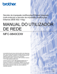 MANUAL DO UTILIZADOR DE REDE