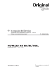 Instrução de Serviço NOVACAT X8 ED/RC/COLL