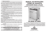manual de instru&ccedil;&otilde;es termo de garantia manual de