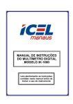 manual de instruções do multímetro digital modelo ik