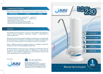 ano Manual de Instruções Purificador Single