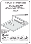 Manual Guilhotina Semi-Industrial 51cm