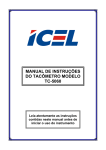 manual de instruções do tacômetro modelo tc-5060