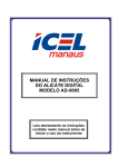 manual de instruções do alicate digital modelo ad-9005