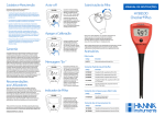 Manual de Utilização - Hanna Instruments Portugal