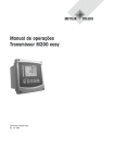 Manual de operações Transmissor M200 easy