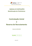 Manual de Instruções – Manifestação de Preferências