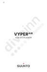 Suunto Vyper AIR - Manual do Utilizador