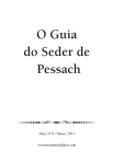 O Guia do Seder de Pessach