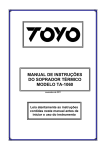 Manual de instruções TA-1060