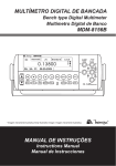 multímetro digital de bancada manual de instruções mdm