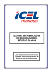 manual de instru&ccedil;&otilde;es do decibel&iacute;metro modelo dl-4090