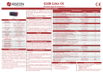Manual Série G 108 Color CK