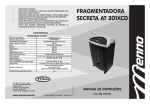 Manual Fragmentadora Secreta AT 201XCD rev01