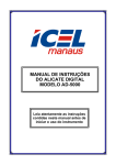 manual de instru&ccedil;&otilde;es do alicate digital modelo ad-5000
