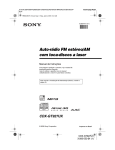 Auto-rádio FM estéreo/AM com toca