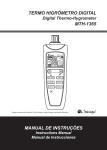 termo higrômetro digital manual de instruções mth-1365