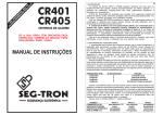 manual CR401 - Seg-Tron