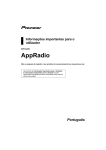 Informações importantes para o utilizador AppRadio