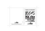 fks - manual ma 255